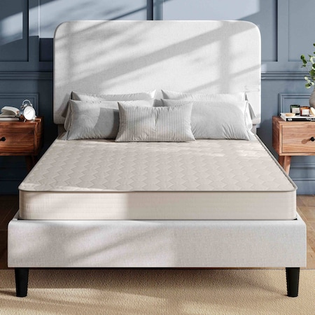 Flash Furniture Dream 6 Inch Hybrid Mattress, Full Size High Density Foam and Innerspring Mattress in a Box DR-E236-B-F-GG